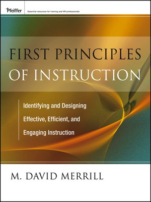 cover image of First Principles of Instruction